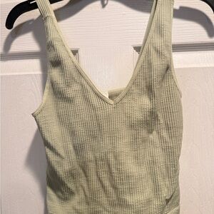 Nikibiki Ribbed Knit Tank Top - Light Green
